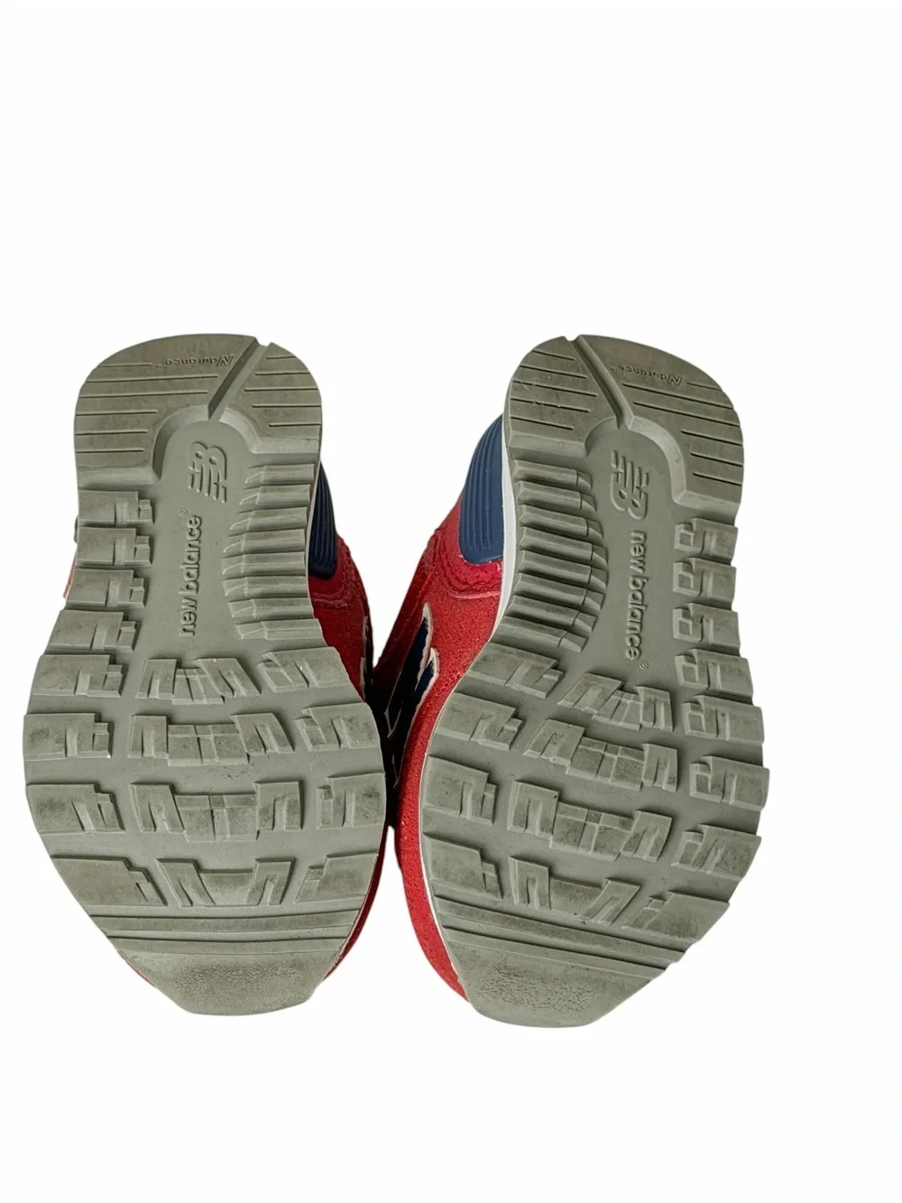 New Balance Kids Red and Navy Velcro 313 Sneakers